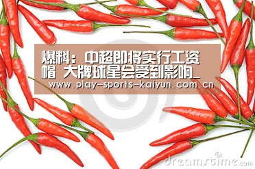 爆料:中超即将实行工资帽 大牌球星会受到影响_开云体育官网(图3) 开云体育网站